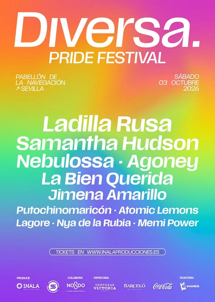 Diversa Pride Festival: Sevilla vibra con la disidencia pop Diversa Pride Festival Sevilla Cartel